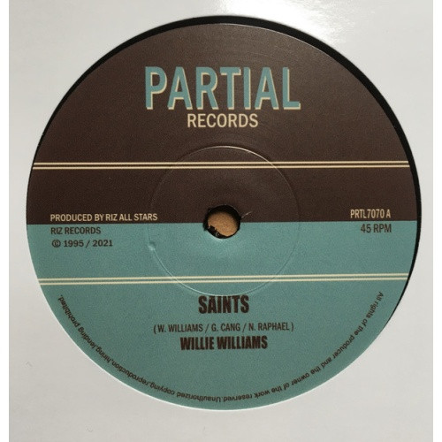 Willie Williams - Saints - 7" Vinyl