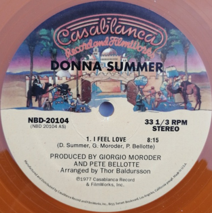 Donna Summer - I Feel Love / Love To Love You - 12" Colored Vinyl