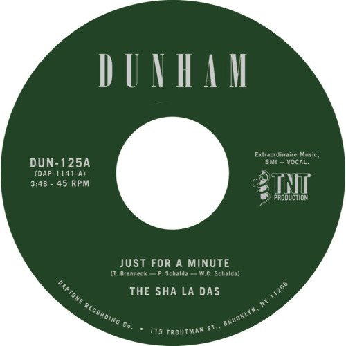 The Sha La Das - Just For A Minute / Silver Linings - 7" Vinyl