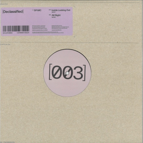 SP:MC - Inside Looking Out / All Night - 12" Vinyl