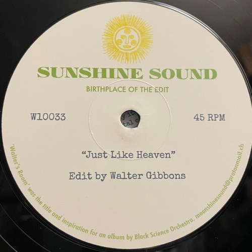 Two Tons O' Fun - Just Like Heaven / Happy Today (Walter Gibbons Edits) - 10" Vinyl