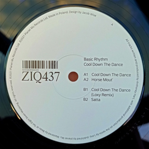 Basic Rhythm - Cool Down The Dance Ep - 12" Vinyl