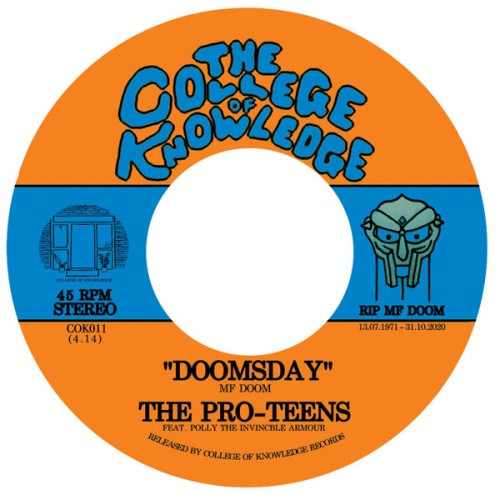 The Pro-Teens - Doomsday / Curls - 7" Vinyl