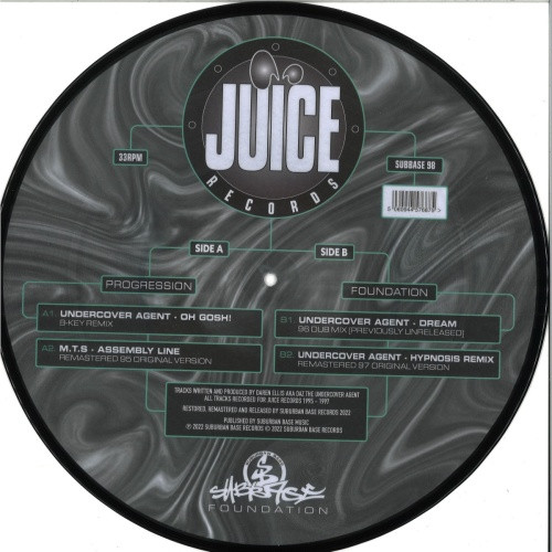 Undercover Agent / M.T.S. - Untitled - 12" Picture Disc Vinyl