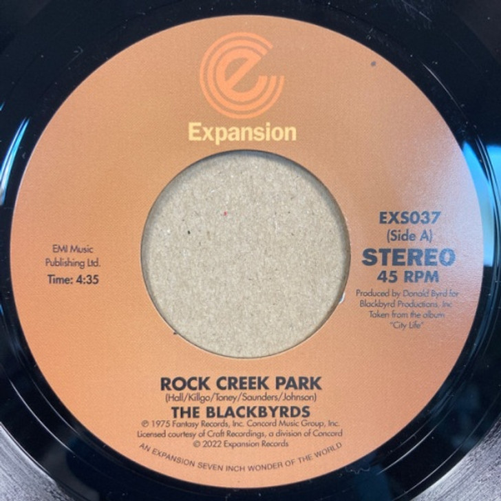 The Blackbyrds - Rock Creek Park / Gut Level - 7" Vinyl