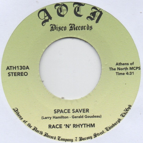 Race 'N Rhythm - Space Saver / Candybar Superstar - 7" Vinyl