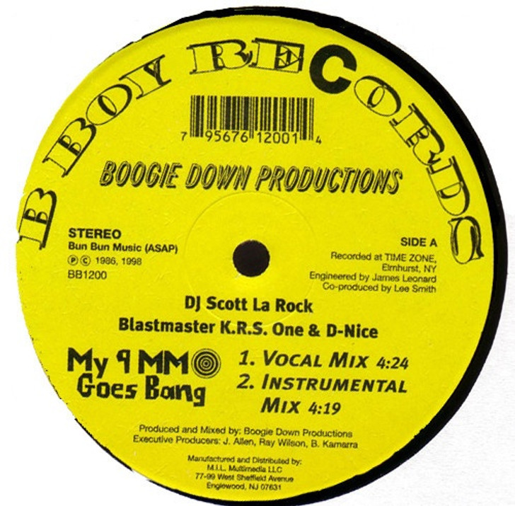 Boogie Down Productions - My 9m Goes Bang / Criminal Minded - 12" Vinyl