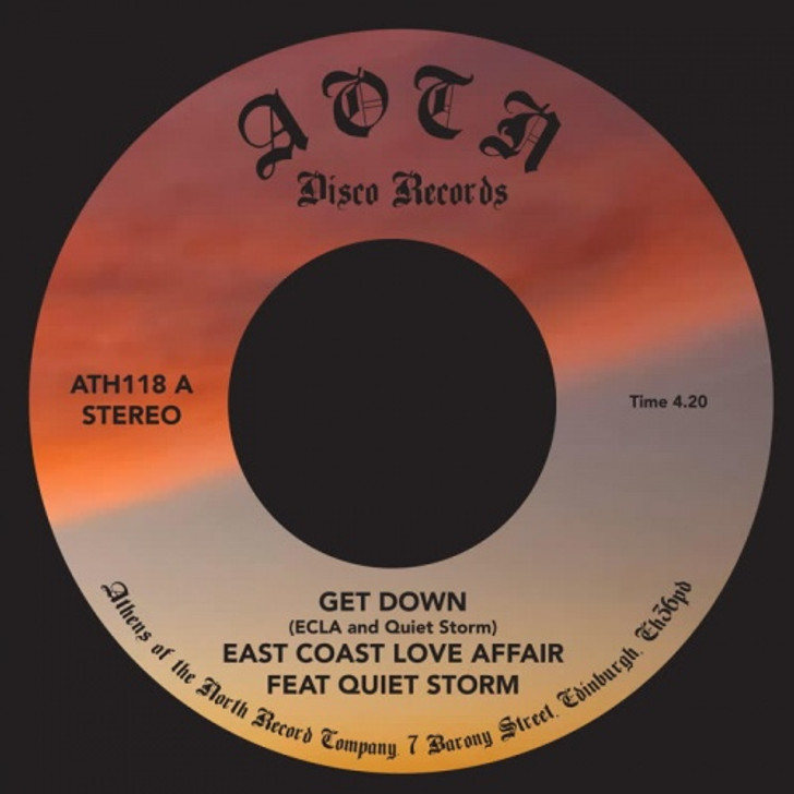 East Coast Love Affair - Get Down - 7" Vinyl