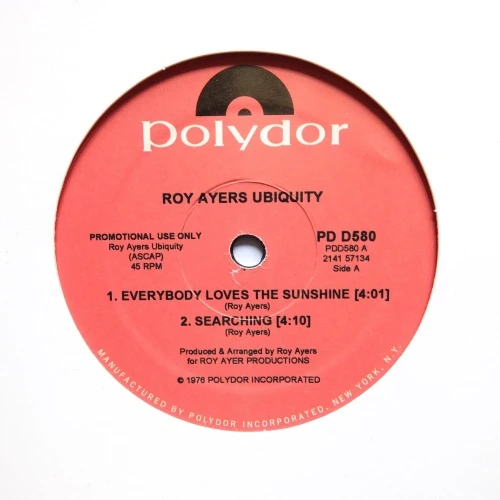 Roy Ayers Ubiquity - Everybody Loves The Sunshine - 12" Vinyl