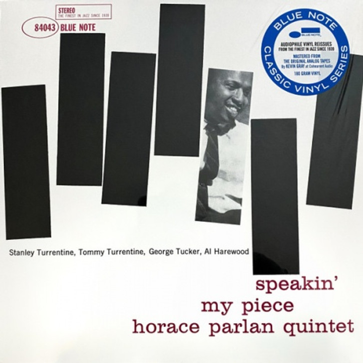 Horace Parlan Quintet - Speakin' My Piece - LP Vinyl