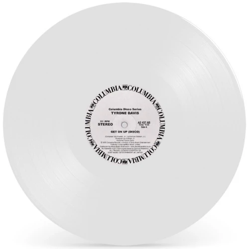 Tyrone Davis - Get On Up (Disco) - 12" White Vinyl