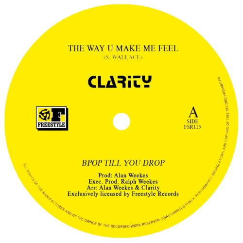 Clarity - The Way U Make Me Feel - 12" Vinyl