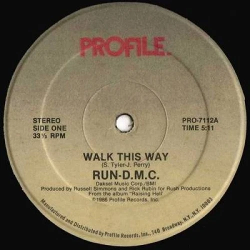 Run Dmc - Walk This Way - 12" Vinyl