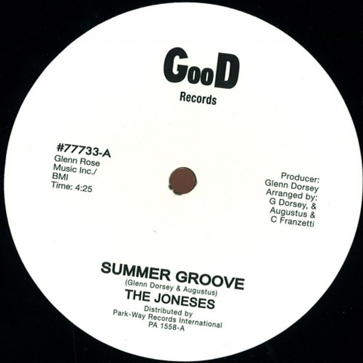 The Joneses - Summer Groove - 12" Vinyl