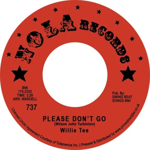Willie Tee - Please Don't Go RSD - 7" Vinyl