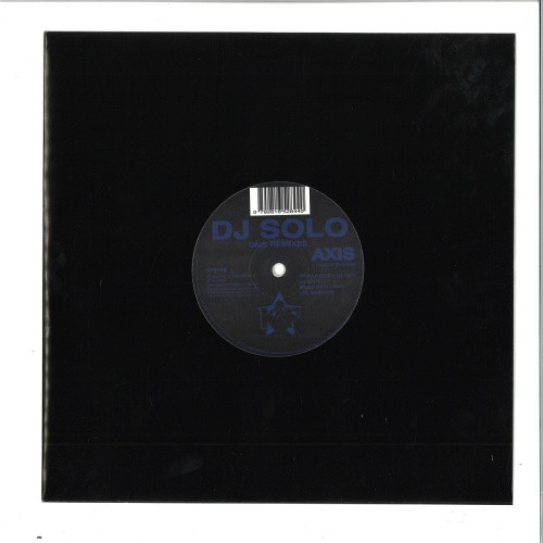 DJ Solo - Darkage / Axis (Original DMS Remixes) - 10" Vinyl