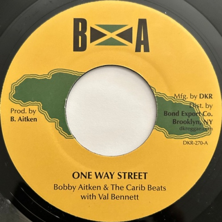 Bobby Aitken & The Carib Beats - One Way Street - 7" Vinyl