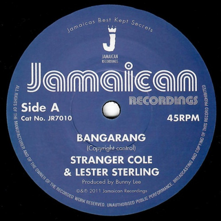 Stranger Cole & Lester Sterling - Bangarang - 7" Vinyl