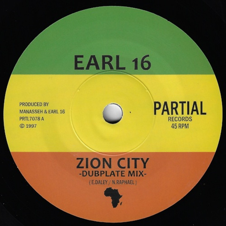 Earl 16 & Manasseh - Zion City - 7" Vinyl