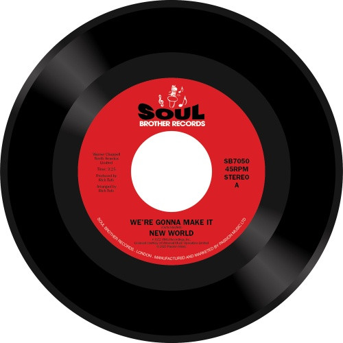 New World - We're Gonna Make It / Help The Man - 7" Vinyl