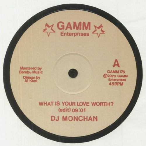 DJ Monchan - What Is Your Love Worth? - 12" Vinyl