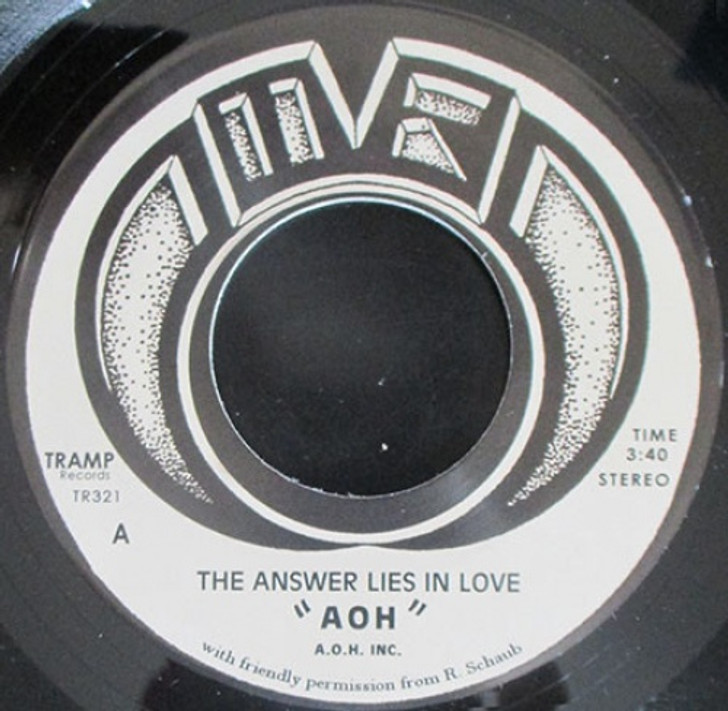 AOH - The Answer Lies In Love - 7" Vinyl