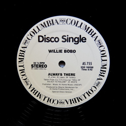 Willie Bobo / Rodney Franklin - Always There / The Groove - 12" Vinyl