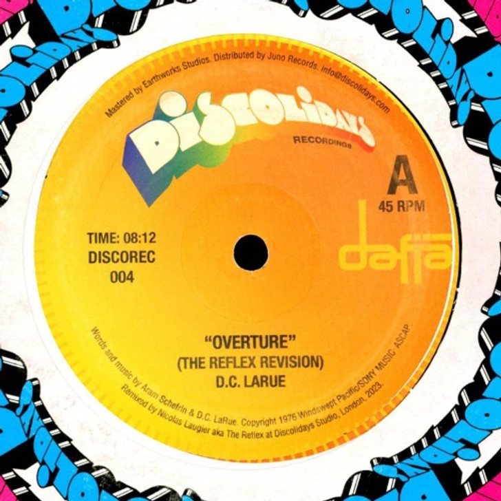 D.C. LaRue - Overture / O Ba Ba (The Reflex Revisions) - 12" Vinyl