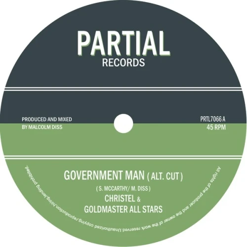 Christel & Goldmaster Allstars - Government Man - 7" Vinyl