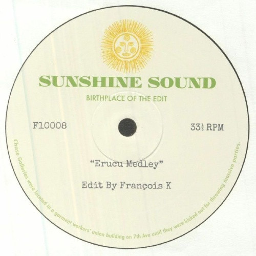 Francois K - Erucu Medley / Groove City Medley - 10" Vinyl