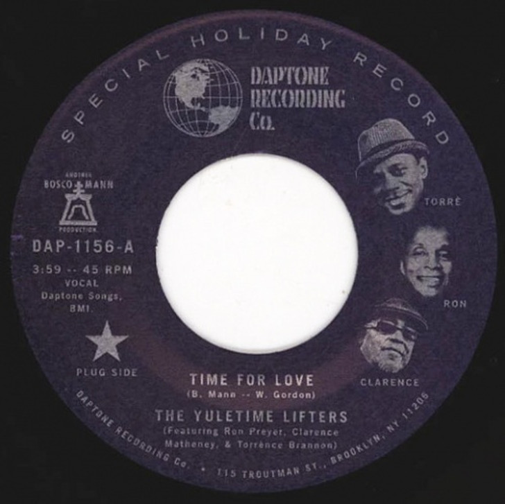 The Yuletime Lifters - Time For Love - 7" Vinyl