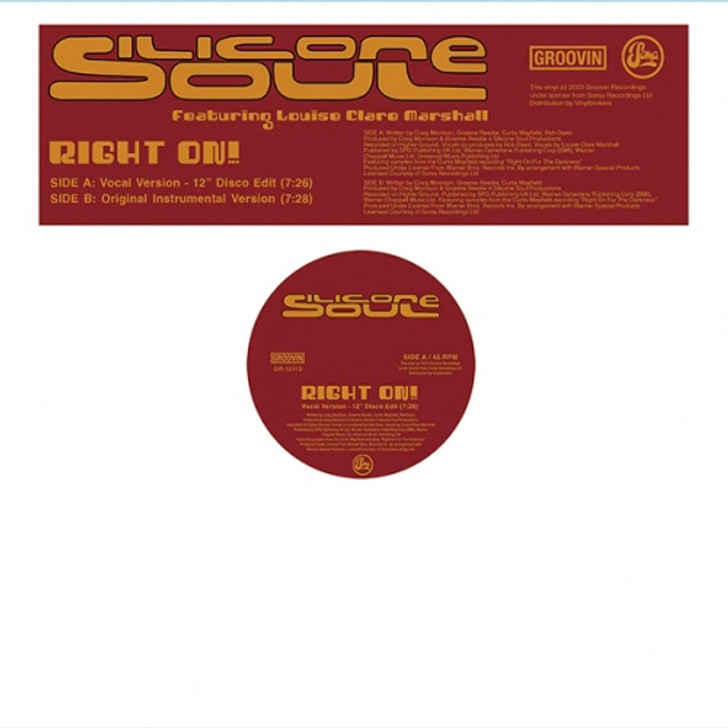 Silicone Soul - Right On! - 12" Vinyl