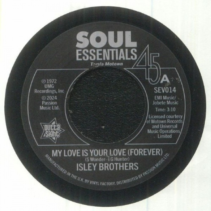 The Isley Brothers - My Love Is Your Love - 7" Vinyl