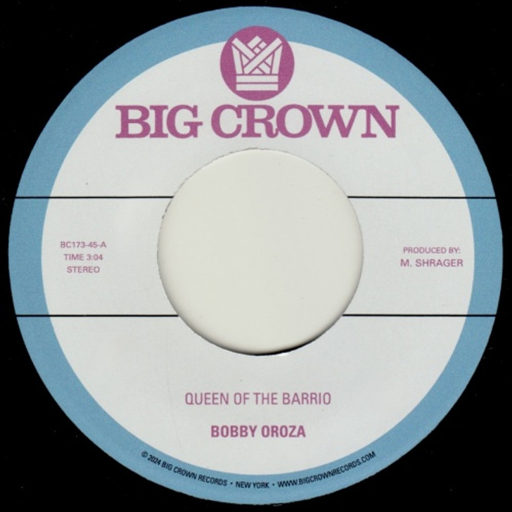 Bobby Oroza - Queen Of The Barrio - 7" Vinyl