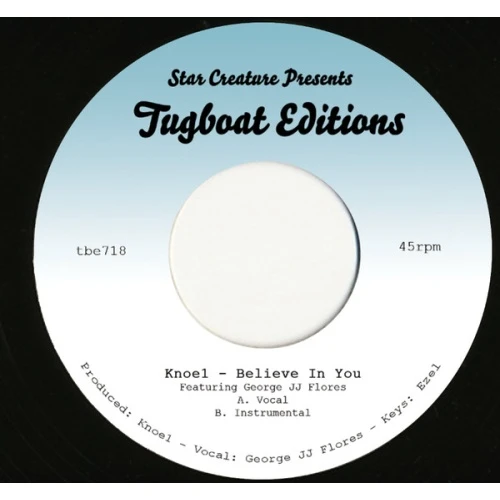 Knoe1 - Believe In You - 7" Vinyl