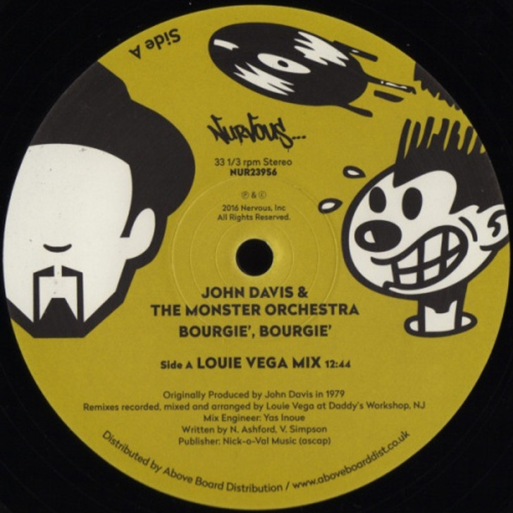 John Davis & The Monster Orchestra - Bourgie', Bourgie' - 12" Vinyl