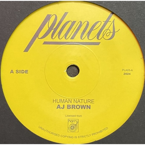 A. J. Brown - Human Nature - 7" Vinyl