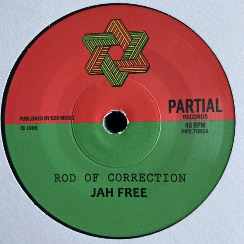 Jah Free - Rod Of Correction - 7" Vinyl