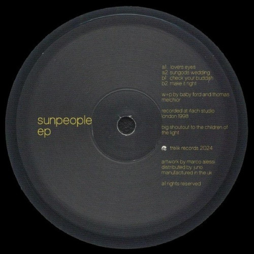 Sunpeople - s/t Ep - 12" Vinyl