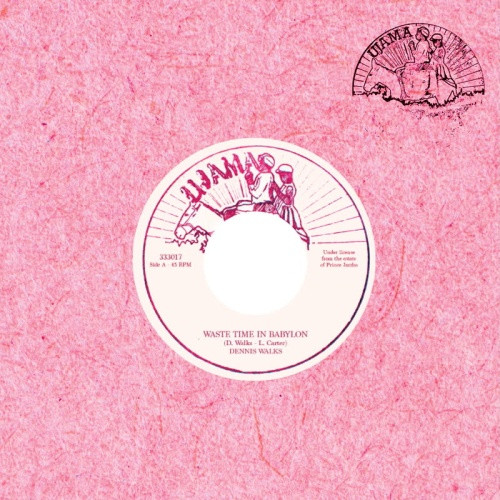 Dennis Walks - Waste Time In Babylon - 7" Vinyl