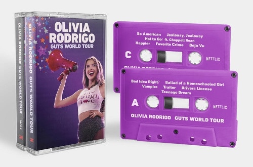 Olivia Rodrigo - GUTS World Tour - 2x Cassette - Ear Candy Music