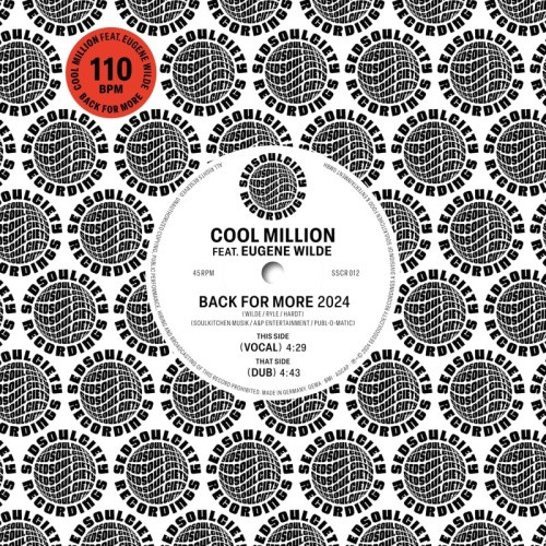 Cool Million - Back For More - 7" Vinyl