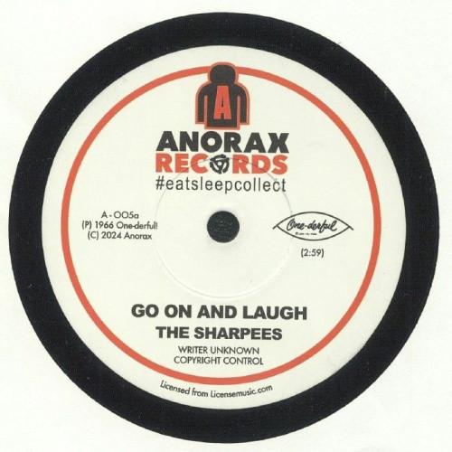 The Sharpees - Go On And Laugh / Tired Of Being Lonely - 7" Vinyl