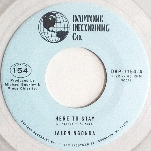 Jalen Ngonda - Here To Say / If You Don't Want My Love - 7" Clear Vinyl