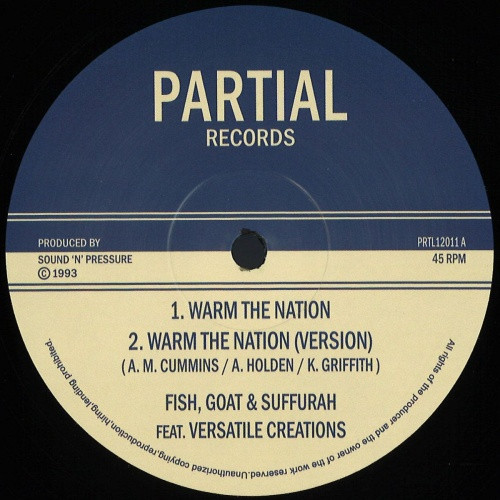 Fish, Goat & Suffurah - Warm The Nation - 12" Vinyl
