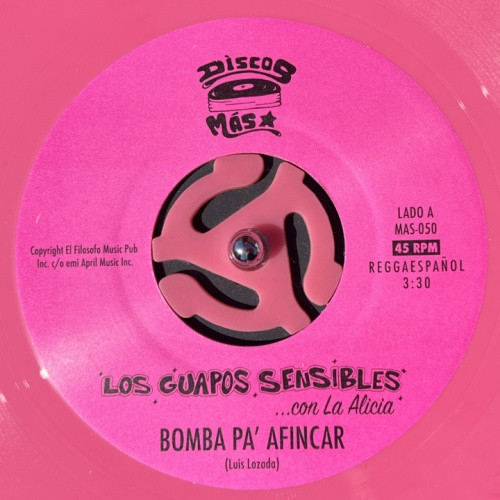 Los Guapos Sensibles - Bomba Pa' Afincar - 7" Vinyl