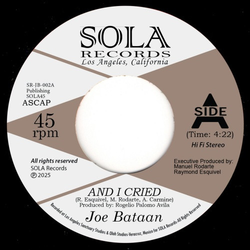 Joe Bataan - And I Cried / The Stars - 7" Vinyl