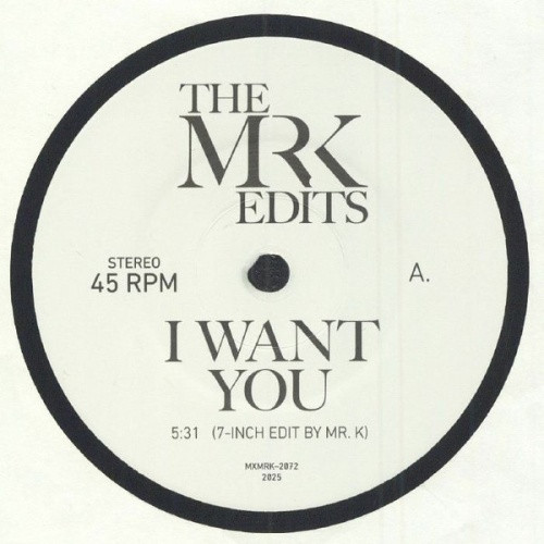 Marvin Gaye / Billy Paul - I Want You / Only The Strong Survive (Mr. K Edits) - 7" Vinyl