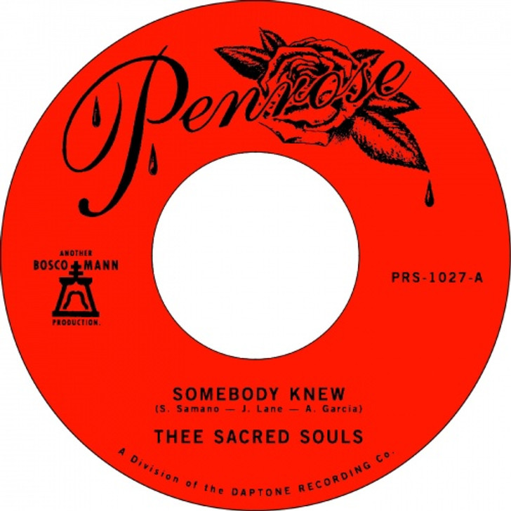 Thee Sacred Souls - Somebody Knew / We Don't Have To Be Alone - 7" Vinyl