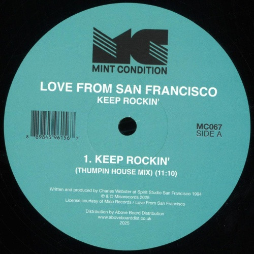 Love From San Francisco - Keep Rockin' - 12" Vinyl